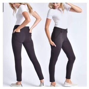 Betabrand Slate-Twill Utility Pants Size Small Pull On Dress‎ Pants